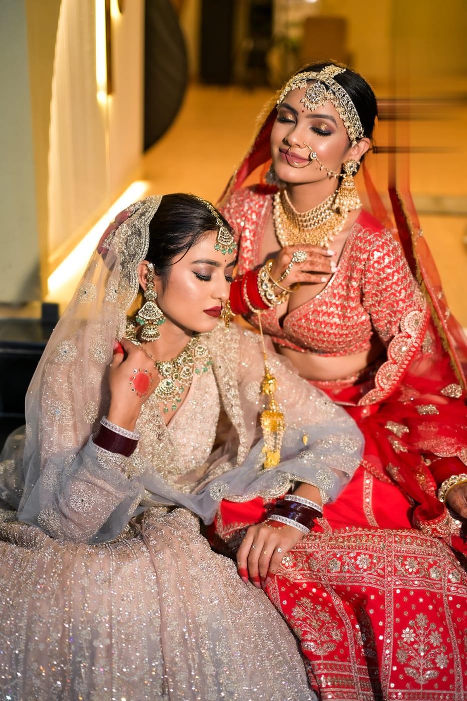 Bride and family group, bridal styling by Rare Salon