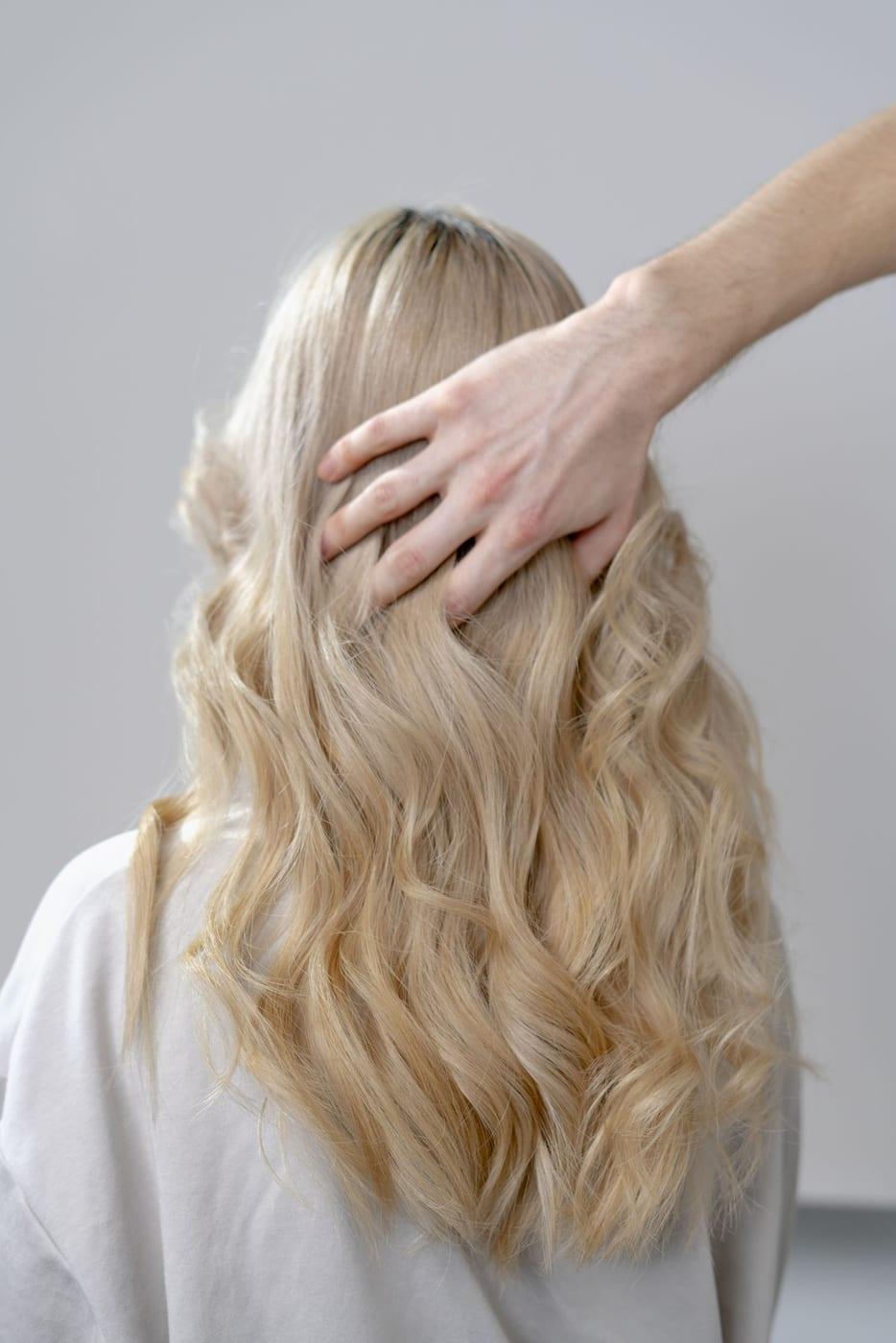 Balayage hair colour result at Rare Salon, Dehradun