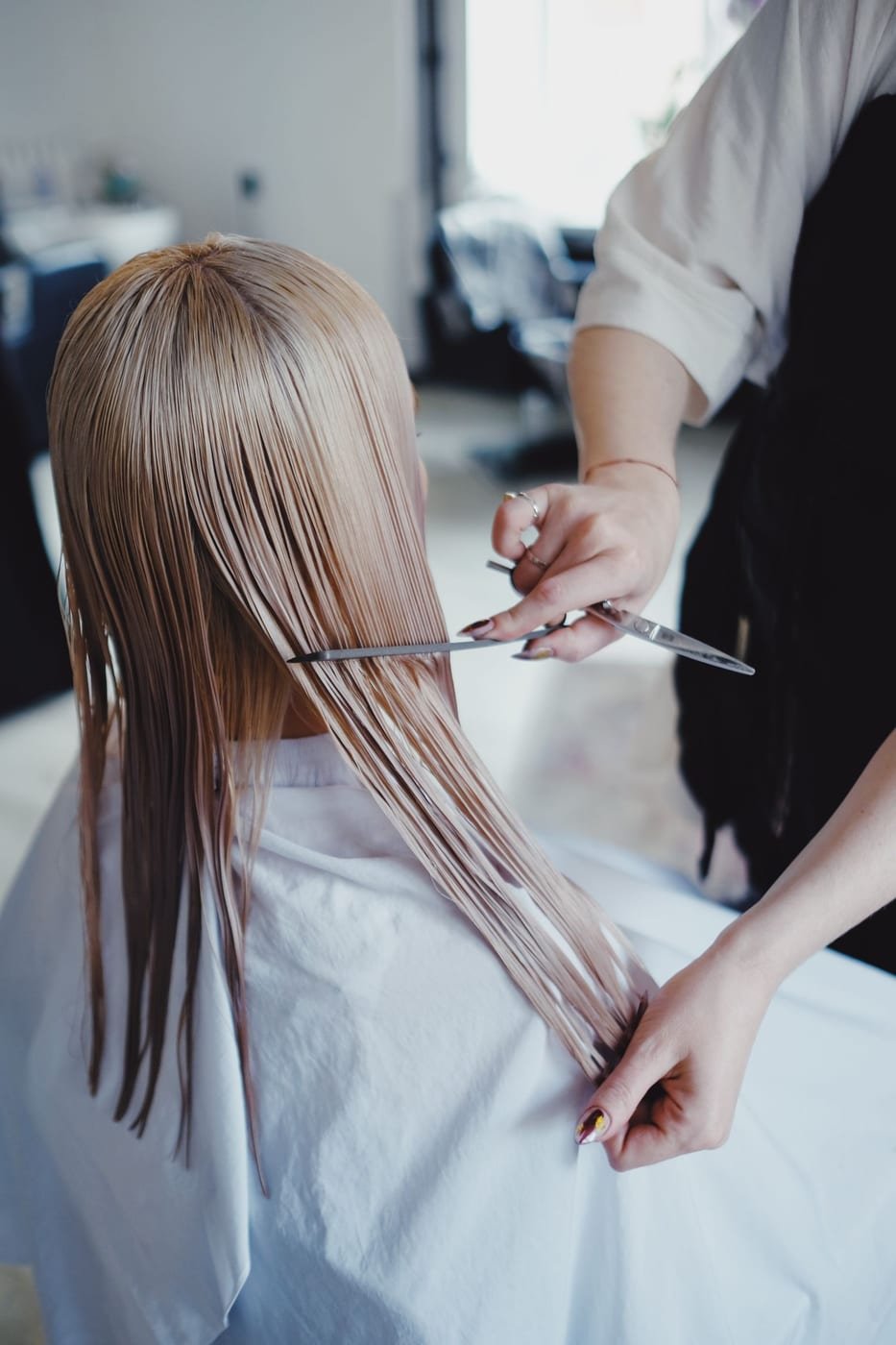 A glossy, healthy colour result from the Rare Salon colour bar